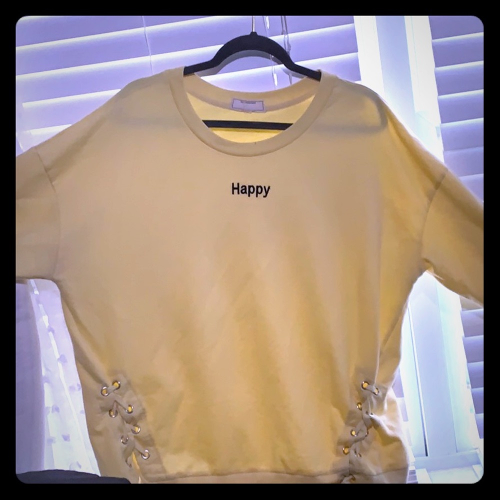 Yellow over-sized sweater